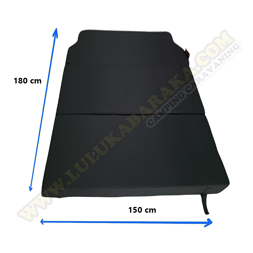 Colchón plegable T5-T6 Negro